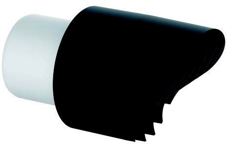 Horizontal flue terminal