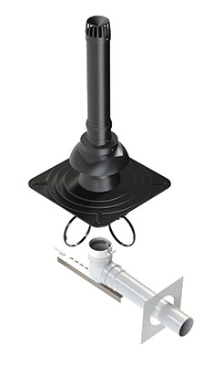 Vertical flue terminal